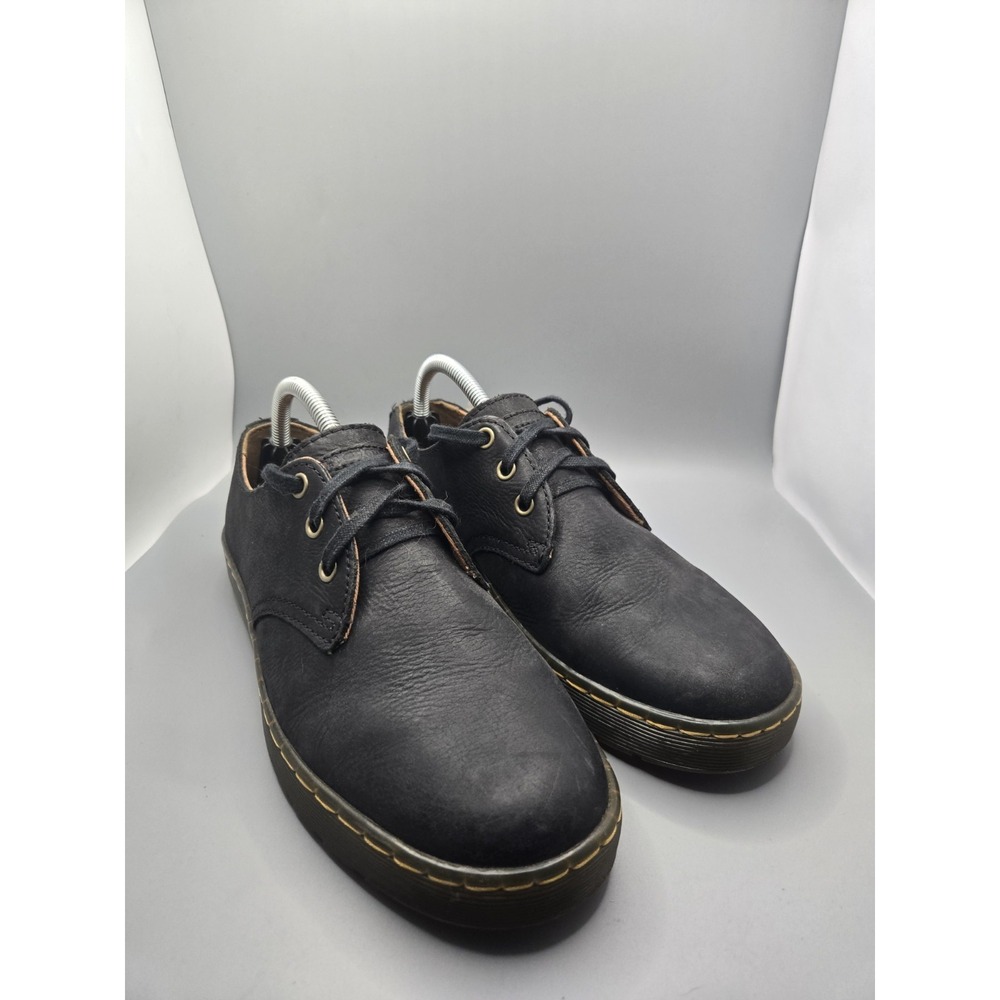 Dr. Martens Coronado 3-Eyelet Lace-Up Derby Shoes Black Leather Men's‎ Size US 8